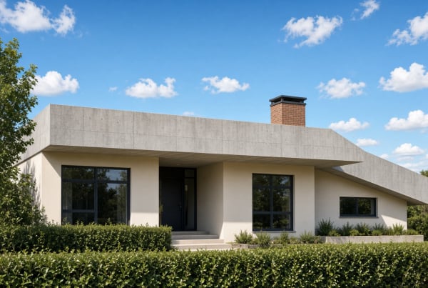 Concrete roof